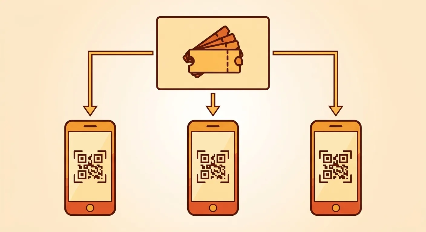 示意多人分票、各持各的 QR